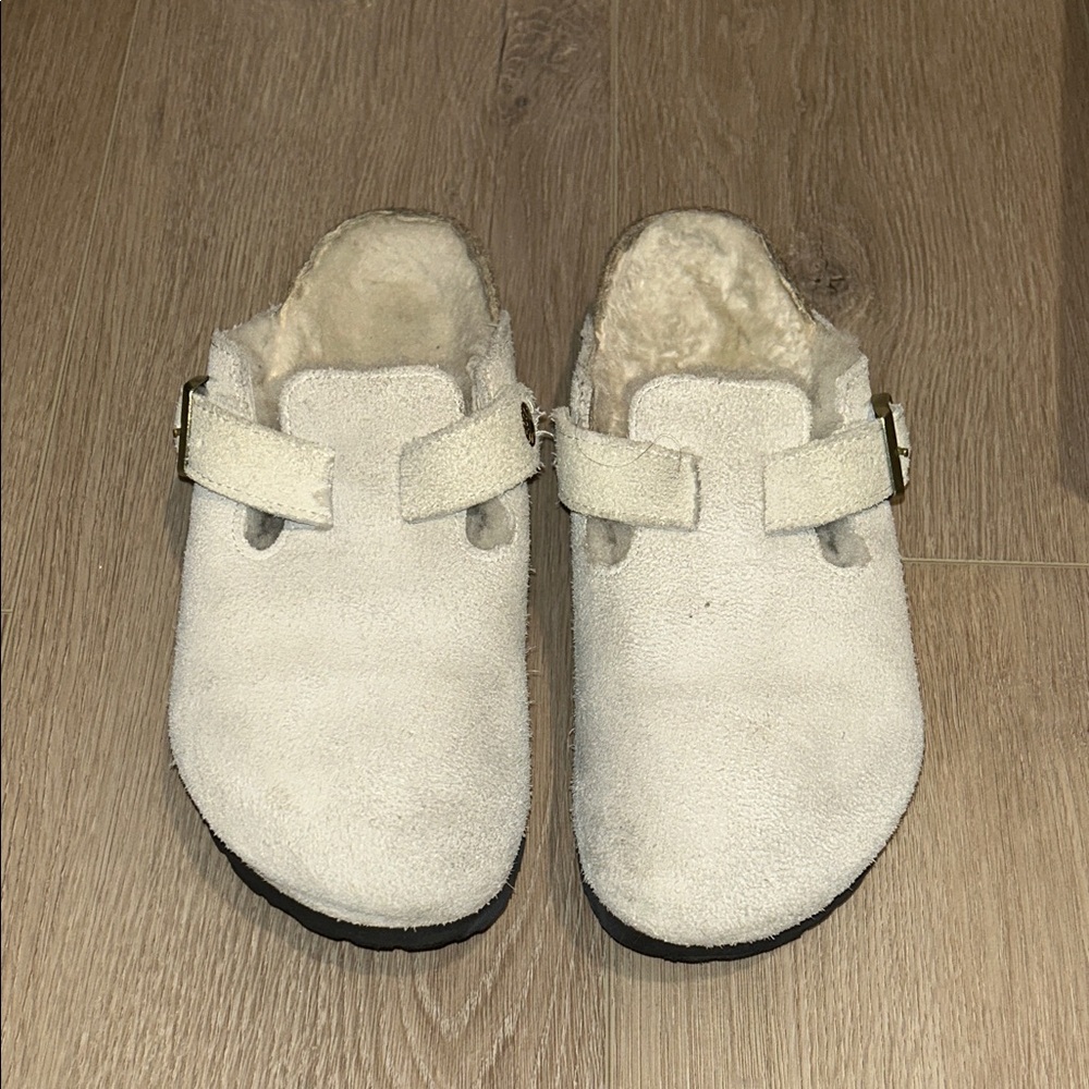 Birkenstocks with fur inside